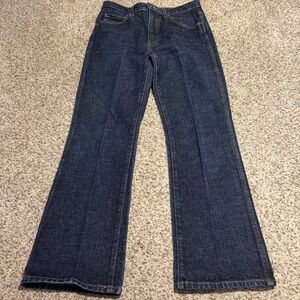 KHAITE Vivian Dark Blue Straight Jeans - 27